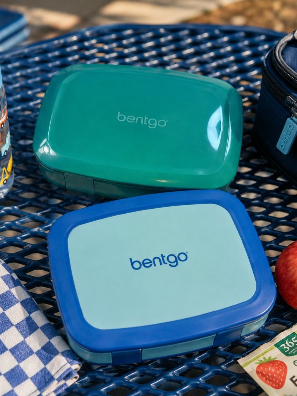 Bentgo Kids Leakproof Bento Lunch Box LOT OF 2 Blue Teal BPA Free School Lunch